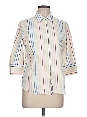 George 3/4 Sleeve Button-Down Shirt (view 1)