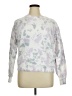 Time and Tru 100% Cotton Floral White Sweatshirt Size XL - photo 1