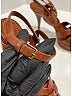 Saint Laurent Brown Leather Tribute Sandals  Size EU 36 - photo 3