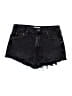 Zara Hearts Black Denim Shorts Size 8 - photo 1