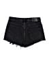 Zara Hearts Black Denim Shorts Size 8 - photo 2