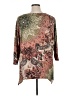 Assorted Brands Brown 3/4 Sleeve Top Size 1X - photo 2