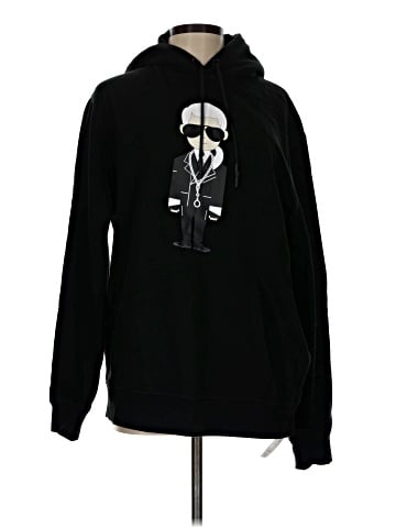 Karl Lagerfeld Paris Pullover Hoodie (view 1)