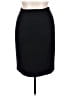 Bloomingdale's 100% Wool Solid Black Wool Skirt Size 14 - photo 1