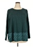 Evri Teal Long Sleeve Top Size 2X - photo 1
