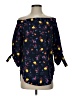 Babaton 100% Cotton Blue 3/4 Sleeve Blouse Size XS - photo 1
