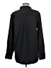 Gap 100% Polyester Solid Black Long Sleeve Blouse Size M - photo 2