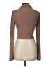 Blue Blush Brown Long Sleeve Blouse Size L - photo 2
