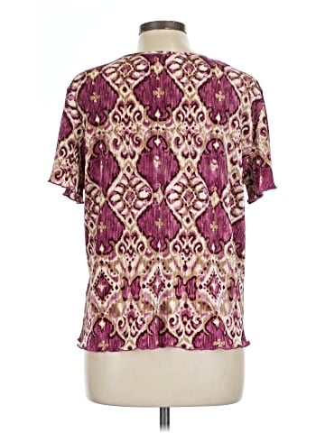 Alfred Dunner Short Sleeve Blouse (view 2)