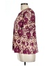 Alfred Dunner 100% Polyester Burgundy Short Sleeve Blouse Size L (petite) - photo 5