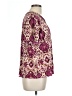 Alfred Dunner 100% Polyester Burgundy Short Sleeve Blouse Size L (petite) - photo 4