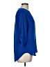 Chaus 100% Polyester Blue 3/4 Sleeve Blouse Size M - photo 4