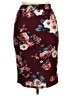 iris Floral Burgundy Formal Skirt Size XL - photo 2