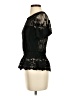 Haute Monde 100% Polyester Black Short Sleeve Top Size S - photo 5