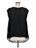 Les Serein 100% Polyester Black Sleeveless Blouse Size M - photo 1