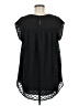 Les Serein 100% Polyester Black Sleeveless Blouse Size M - photo 2