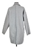 Zara TRF 100% Polyester Gray Coat Size M - photo 2