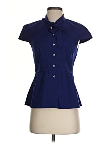 Theory Short Sleeve Blouse (view 1)