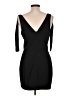 Amanda Uprichard 100% Polyester Solid Black Cocktail Dress Size L - photo 2
