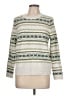 Croft & Barrow Print Ivory Pullover Sweater Size L (petite) - photo 1