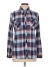 Como Vintage Plaid Blue Long Sleeve Blouse Size L - photo 1