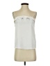 H&M 100% Polyester White Sleeveless Blouse Size 0 - photo 1