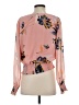 Bar III 100% Polyester Pink 3/4 Sleeve Blouse Size S - photo 2