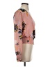 Bar III 100% Polyester Pink 3/4 Sleeve Blouse Size S - photo 4