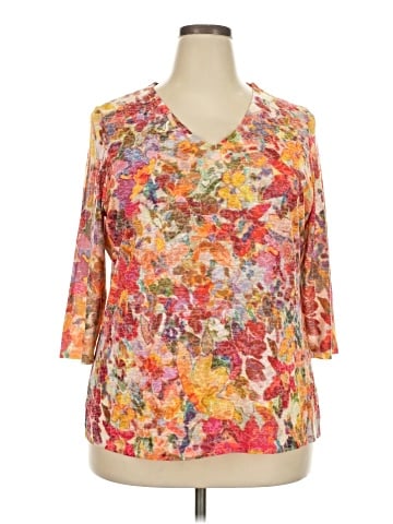 Coldwater Creek 3/4 Sleeve T-Shirt (view 1)