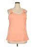 Unbranded 100% Polyester Orange Sleeveless Top Size 2XL - photo 1