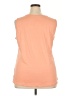 Unbranded 100% Polyester Orange Sleeveless Top Size 2XL - photo 2