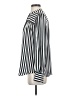 Ann Taylor LOFT 100% Polyester Stripes Silver Long Sleeve Blouse Size S - photo 5