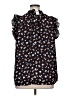 Ann Taylor 100% Polyester Black Sleeveless Blouse Size XL (tall) - photo 2