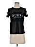 Guess Solid Black Short Sleeve Top Size S - photo 1