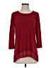 Chico's Burgundy 3/4 Sleeve Top Size S - photo 1
