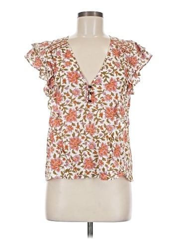 Veronica Beard Short Sleeve Blouse (view 1)