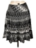 Studio 253 100% Rayon Paisley Gray Casual Skirt Size L - photo 2