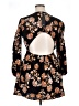Lulus Floral Black Casual Dress Size XL - photo 2