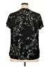 Unbranded Black Short Sleeve Blouse Size XXL - photo 2