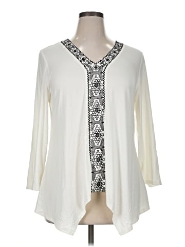 Adrianna Papell 3/4 Sleeve Blouse (view 1)
