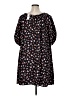Ann Taylor 100% Polyester Black Casual Dress Size XL - photo 2