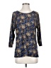 Jonathan Martin Blue 3/4 Sleeve Blouse Size S - photo 1