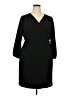J.Crew 100% Polyester Solid Black Cocktail Dress Size 20 - photo 1