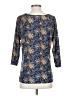 Jonathan Martin Blue 3/4 Sleeve Blouse Size S - photo 2
