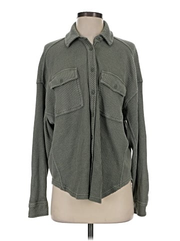 Aerie Long Sleeve Button-Down Shirt (view 1)