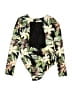 Kona Sol Tropical Black One Piece Swimsuit Size S - photo 2