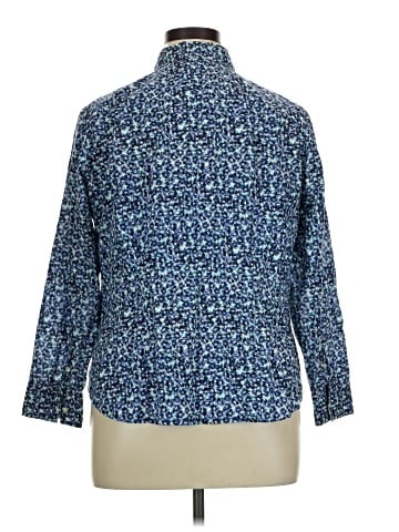 Talbots 3/4 Sleeve Button-Down Shirt (view 2)