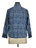 Talbots 100% Cotton Print Blue 3/4 Sleeve Button-Down Shirt Size 16 Petite - photo 2