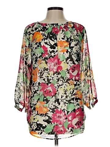 Lauren by Ralph Lauren 3/4 Sleeve Blouse (view 1)