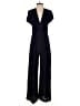 Olivaceous Solid Blue Jumpsuit Size L - photo 1